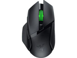 RAZER Basilisk V3 X HyperSpeed Gaming Maus, Bluetooth/USB, 7-Tasten, 450IPS, 40G, 18000 DPI, Schwarz