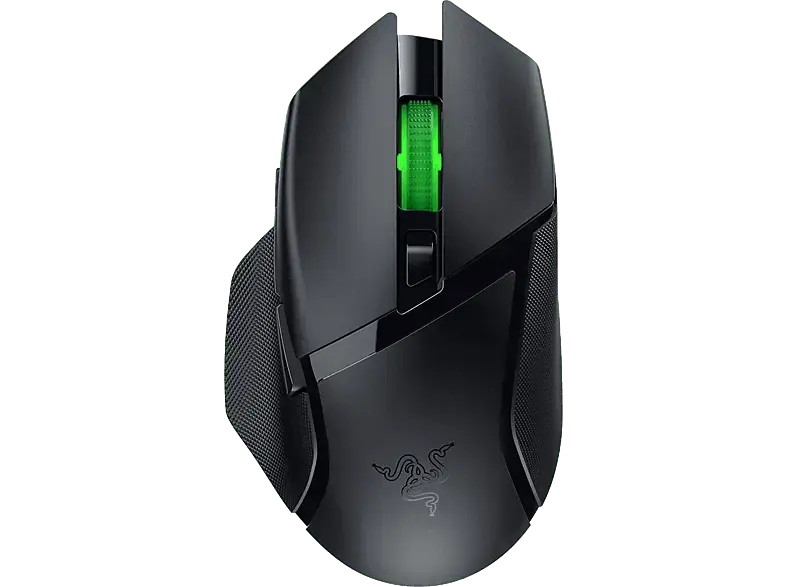 Razer Basilisk V3 X HyperSpeed Gaming Maus, Bluetooth/USB, 7-Tasten, 450IPS, 40G, 18000 DPI, Schwarz