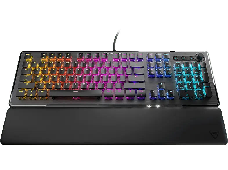 TURTLE beach Vulcan II Gaming Tastatur, Linear, Titan Mechanisch Rot, USB, qwerzt, Schwarz