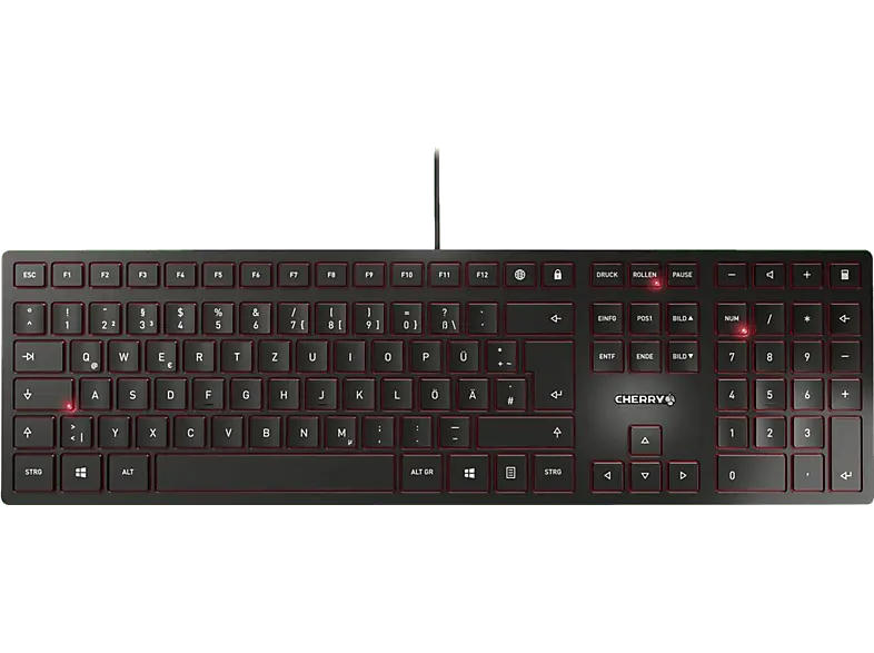 Cherry Tastatur KC 6000 Slim, schwarz (JK-1600DE-2)