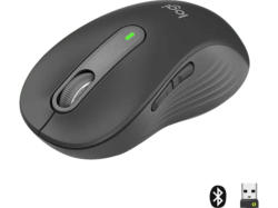 LOGITECH Maus Signature M650 Large, Bluetooth/USB, 2000dpi, Graphite