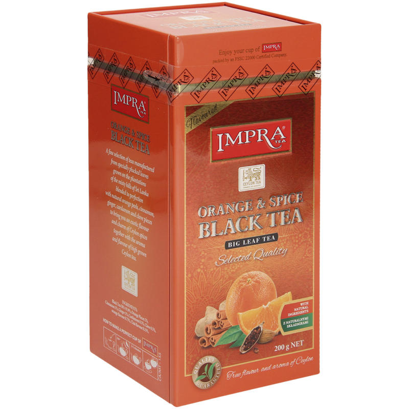 Orange & Spice Black Tea - Aromatisierter Schwarzer Tee