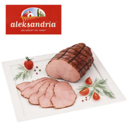 Schweinefleisch, gepökelt und gegart