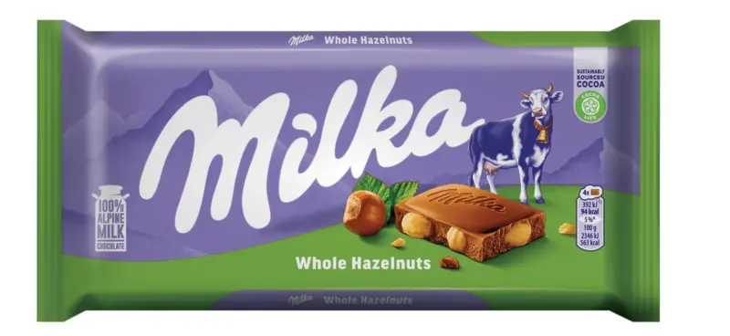 Milka Шоколад различни видове