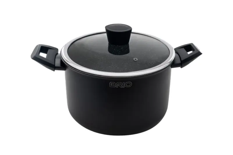 BRIO Тенджера с капак Black Stone 5,6 л