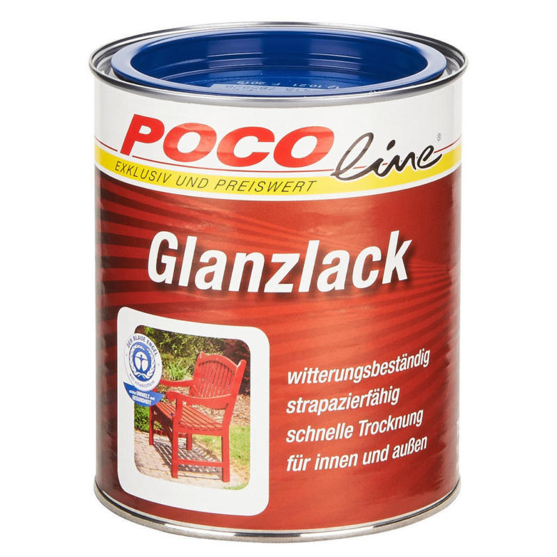 POCOline Acyl Buntlack enzianblau glänzend ca. 0,75 l