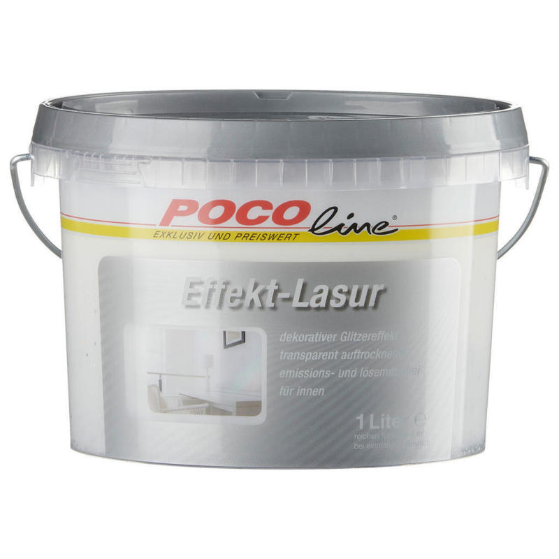 POCOline Effekt-Lasur silber ca. 1 l