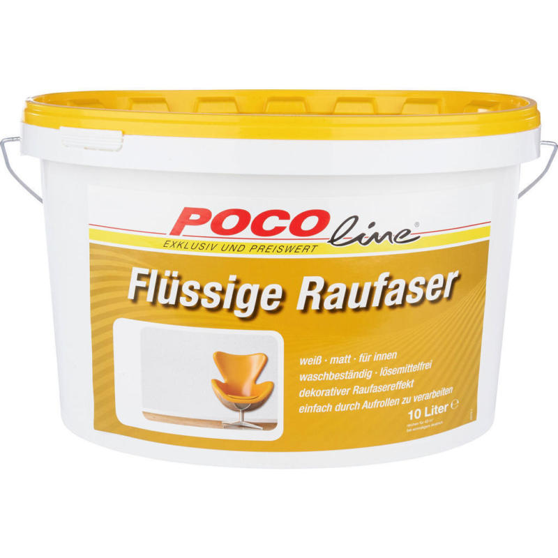 POCOline Flüssige Raufaser weiß ca. 10 l