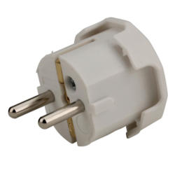 UniTec Schuko-Stecker weiß