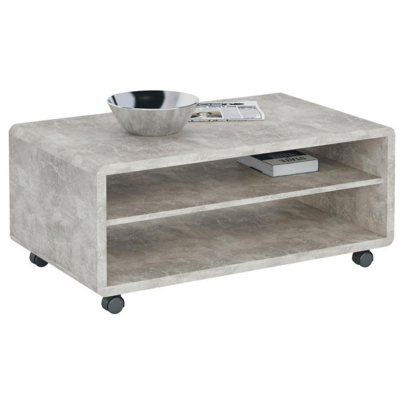 Couchtisch Martigny Beton Optik B/H/T: ca. 100x43x59 cm