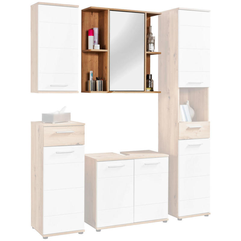 Spiegelschrank Bergen Eiche Artisan Nachbildung B/H/T: ca. 70x74x23 cm