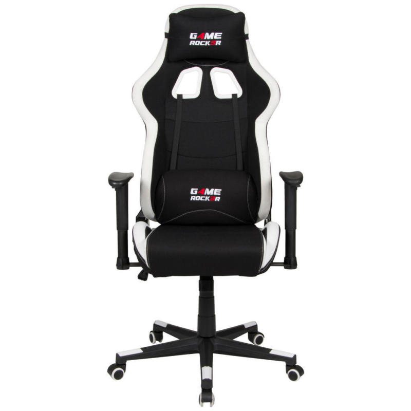 Gaming-Sessel Game Rocker schwarz weiß