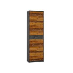 Garderobenschrank Perugia Fresko Nachbildung Old Wood Nachbildung B/H/T: ca. 59x197x34 cm