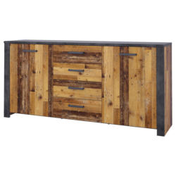 Sideboard Oregon Old Wood Nachbildung Fresko Spanplatte B/H/T: ca. 180x86x44 cm