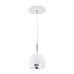 SPOT Light Pendelleuchte 5009082 weiß Chrom Metall H/D: ca. 83x14 cm GU10 1 Brennstellen