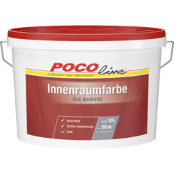 POCOline Raumfarbe Innenraumfarbe weiß ca. 10 l