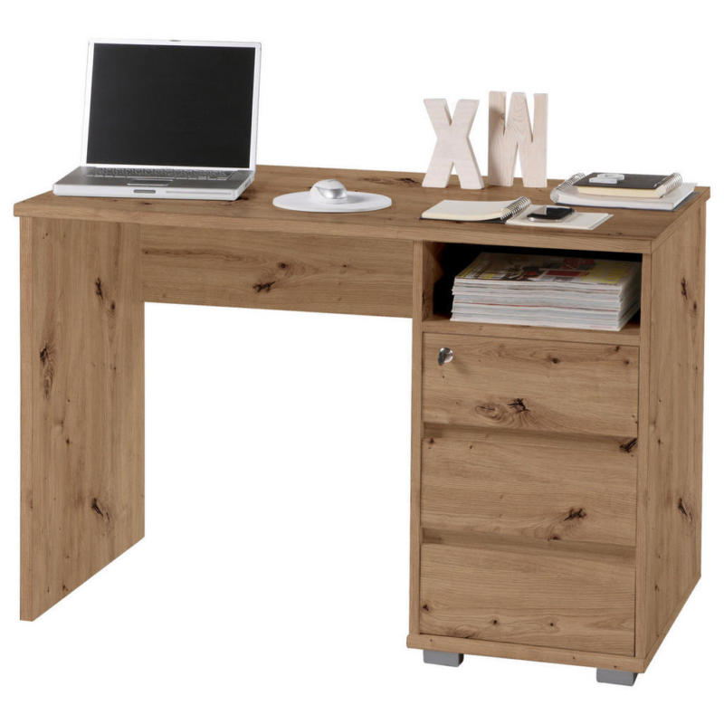 Schreibtisch Primus Eiche Artisan Nachbildung B/H/T: ca. 110x75x65 cm