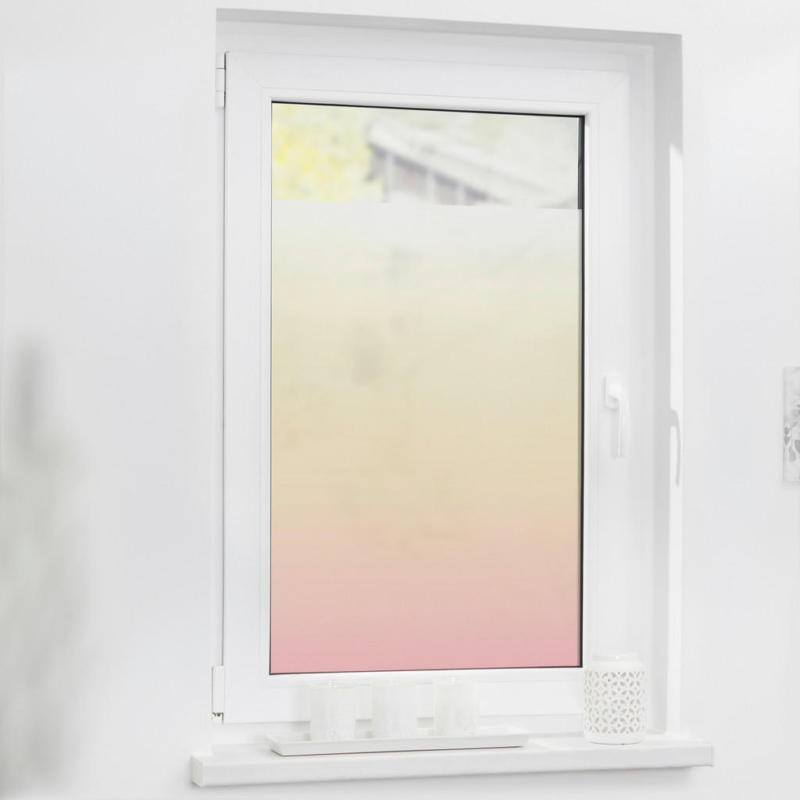 LICHTBLICK Fensterfolie Ombre Ombre rosa B/L: ca. 100x180 cm