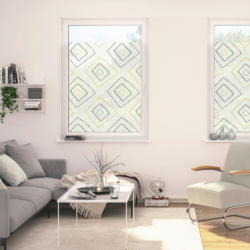 LICHTBLICK Fensterfolie Boho Drop Rectangle Grafik Boho Drop Rectangle beige B/L: ca. 100x130 cm