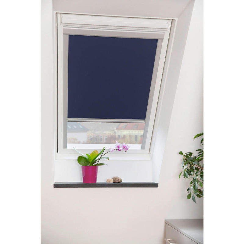 Dachfensterrollo Skylight VD blau B/L: ca. 38,3x74 cm