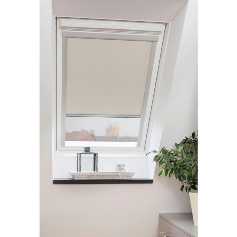 Dachfensterrollo Skylight VD creme B/L: ca. 61,3x94 cm