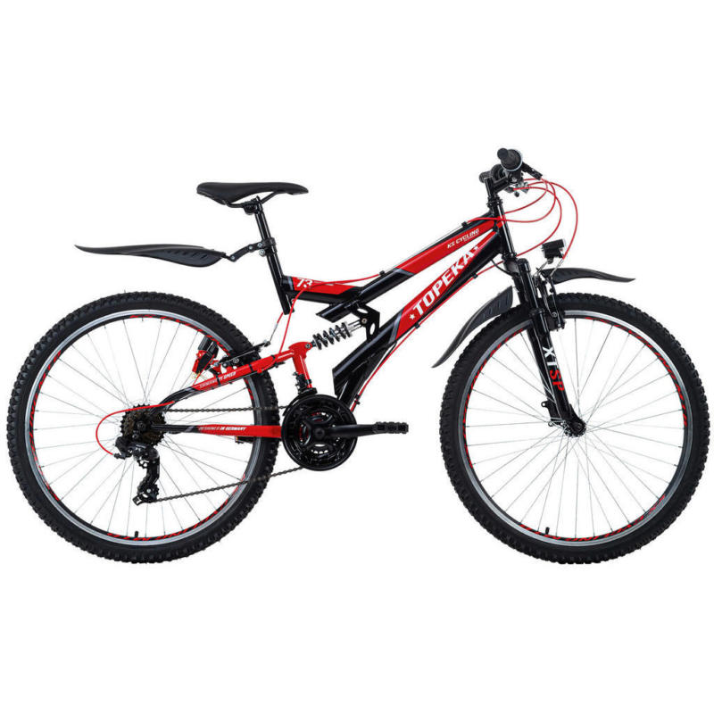 KS-Cycling Mountain-Bike Topeka Topeka 26 Zoll Rahmenhöhe 48 cm 21 Gänge schwarz schwarz ca. 26 Zoll