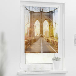 Rollo Brookly Bridge orange B/L: ca. 70x150 cm