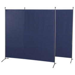 Grasekamp Doppelpack Stellwand blau Polyester-Mischgewebe B/H: ca. 180x180 cm