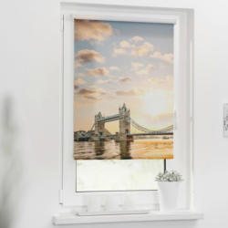 Rollo Tower Bridge rot B/L: ca. 60x150 cm