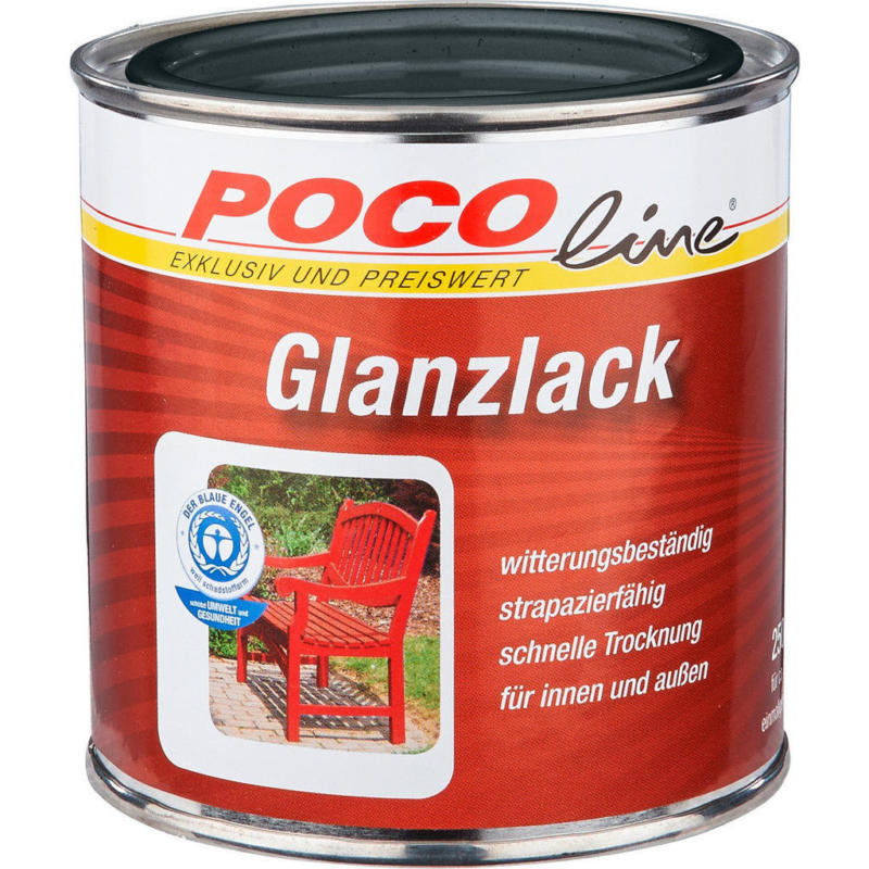 POCOline Acyl Buntlack anthrazit ca. 0,25 l