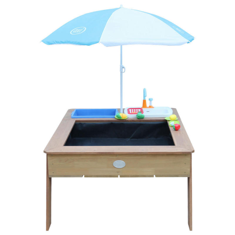 AXI Sand & Wassertisch Linda braun B/H/L: ca. 94x50x125 cm