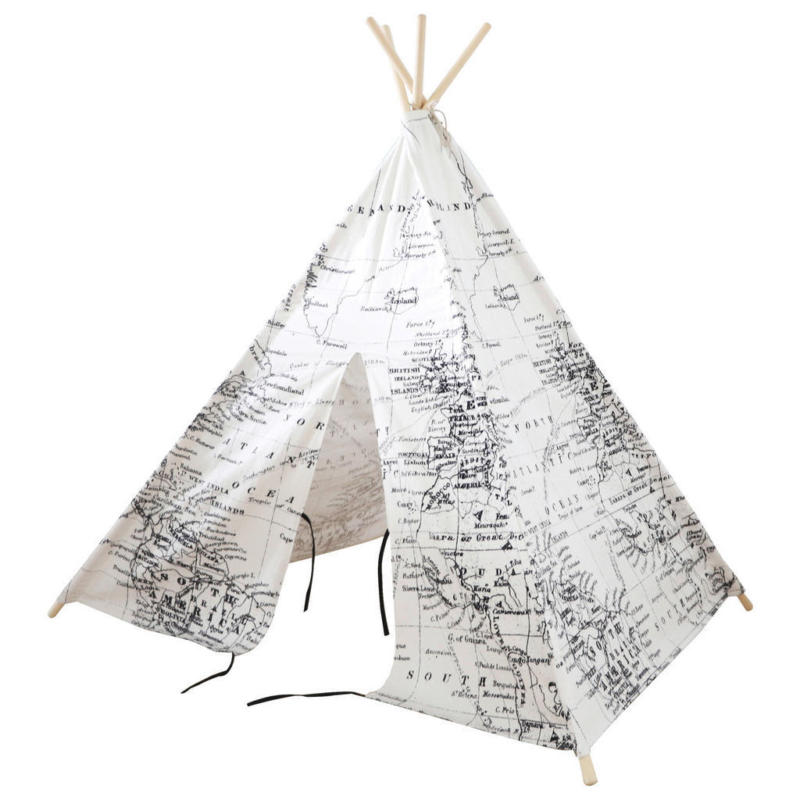 Sunny Kinder Tipi-Zelt Weltkarte B/H/L: ca. 120x160x120 cm