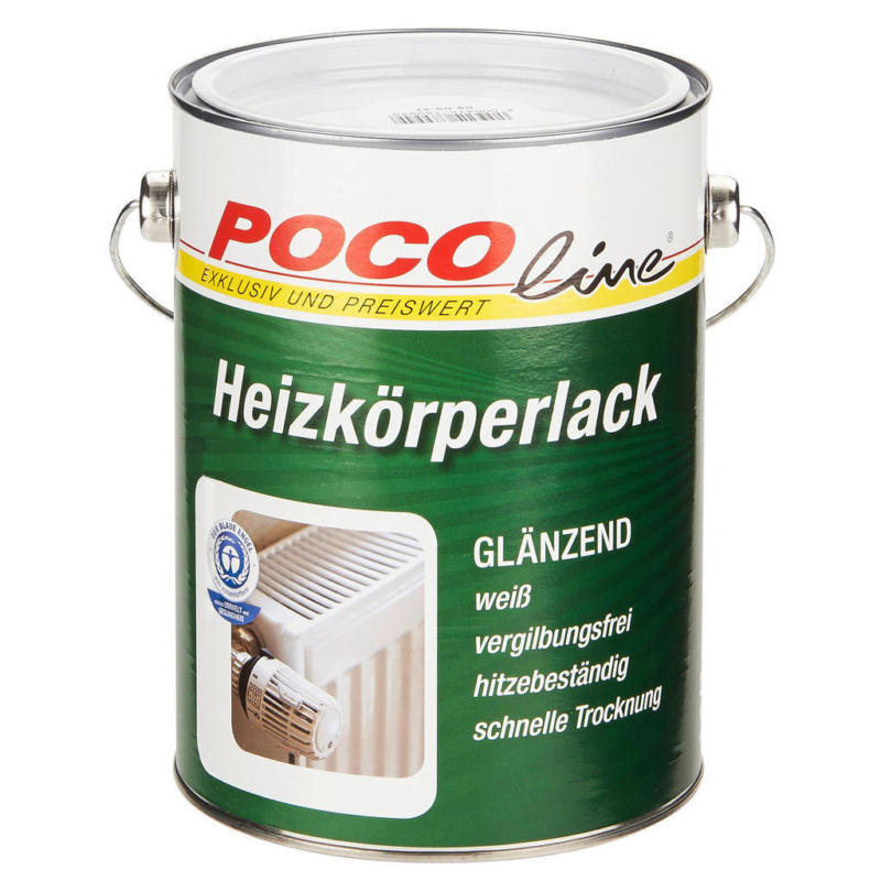 POCOline Acryl Heizkörperlack weiß glänzend ca. 2,5 l