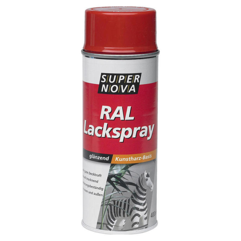 Super-Nova Lackspray feuerrot glänzend ca. 0,4 l