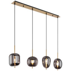 GLOBO Pendelleuchte BLACKY 15345-4MM