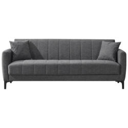 Schlafsofa Rovigo anthrazit schwarz B/H/T: ca. 214x84x83 cm