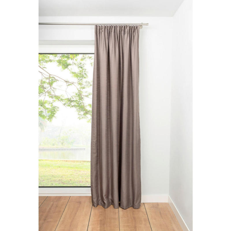 Kombivorhang 2er Pack Balance taupe B/L: ca. 135x245 cm