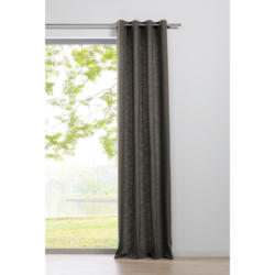 Ösenvorhang 2er Pack Balance taupe B/L: ca. 135x245 cm