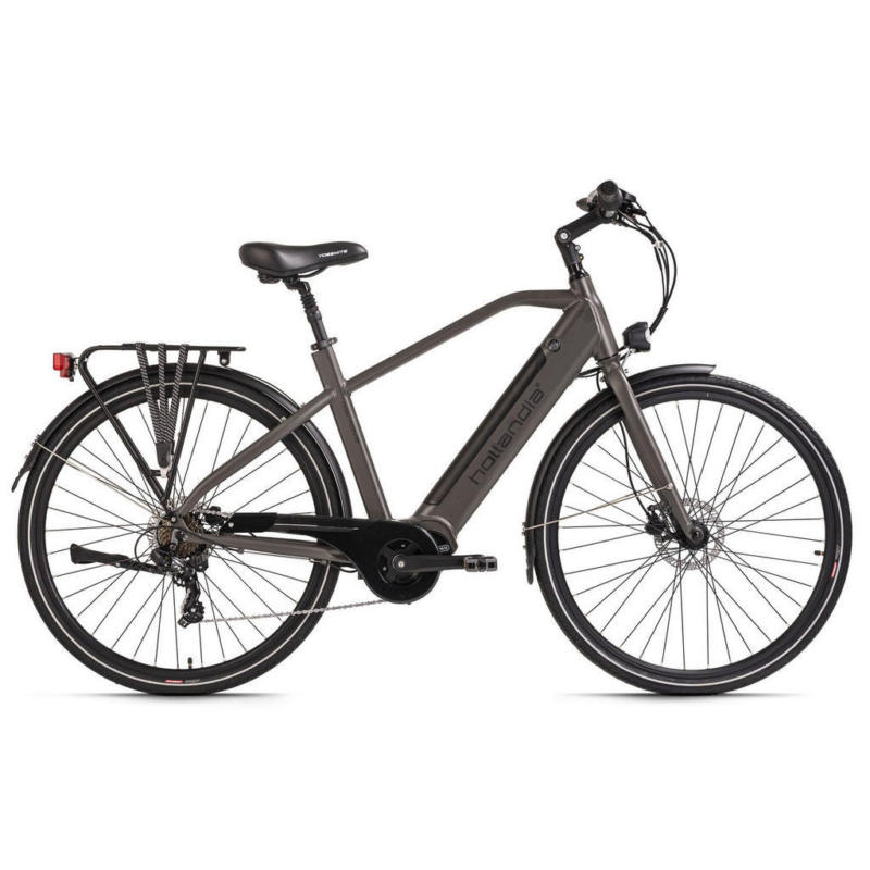 Hollandia Alu E-Cityrad Mantova Mantova 28'' 28 Zoll Rahmenhöhe 52 cm 7 Gänge grau grau ca. 250 W ca. 36 V ca. 28 Zoll