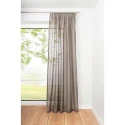 Kombivorhang 2er Pack Soft taupe B/L: ca. 135x300 cm