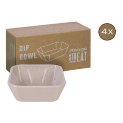 CreaTable Servierset Streat Dip Bowl creme Steinzeug