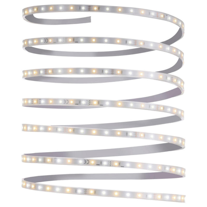 Just Light LED-Lichtstreifen TEANIA 81207-00 transparent Metall Kunststoff B/H/T: ca. 1,5x0,5x500 cm 1 Brennstellen