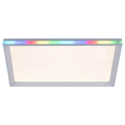 Just Light LED-Deckenleuchte GALACTICA 15556-16 weiß Kunststoff B/H/T: ca. 45x6,5x45 cm 2 Brennstellen