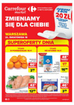 Gazetka Zmieniamy się dla Ciebie - Warszawa Carrefour – do 23.11.2024