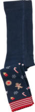 dm-drogerie markt PUSBLU Leggings mit Weihnachts-Muster, blau, Gr. 86/92 - bis 15.12.2024