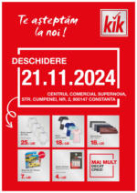 KiK Catalog KiK până în data de 22.11.2024 - până la 22-11-24