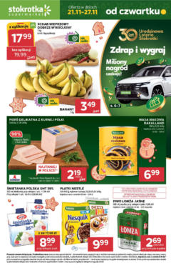 Pogląd gazetki "Stokrotka SUPERMARKET gazetka do 27.11.2024" ze sklepu Offers ważnej od 19.11.2024