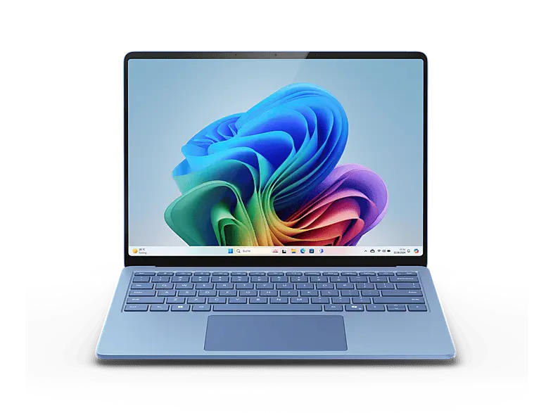 Microsoft Surface, Copilot+ PC Notebook 13,8 Zoll, Qualcomm® Snapdragon® X Plus, 16 GB RAM, 512 SSD, Windows 11 Home (64 Bit), Adreno™ Onboard Graphics, Saphirblau