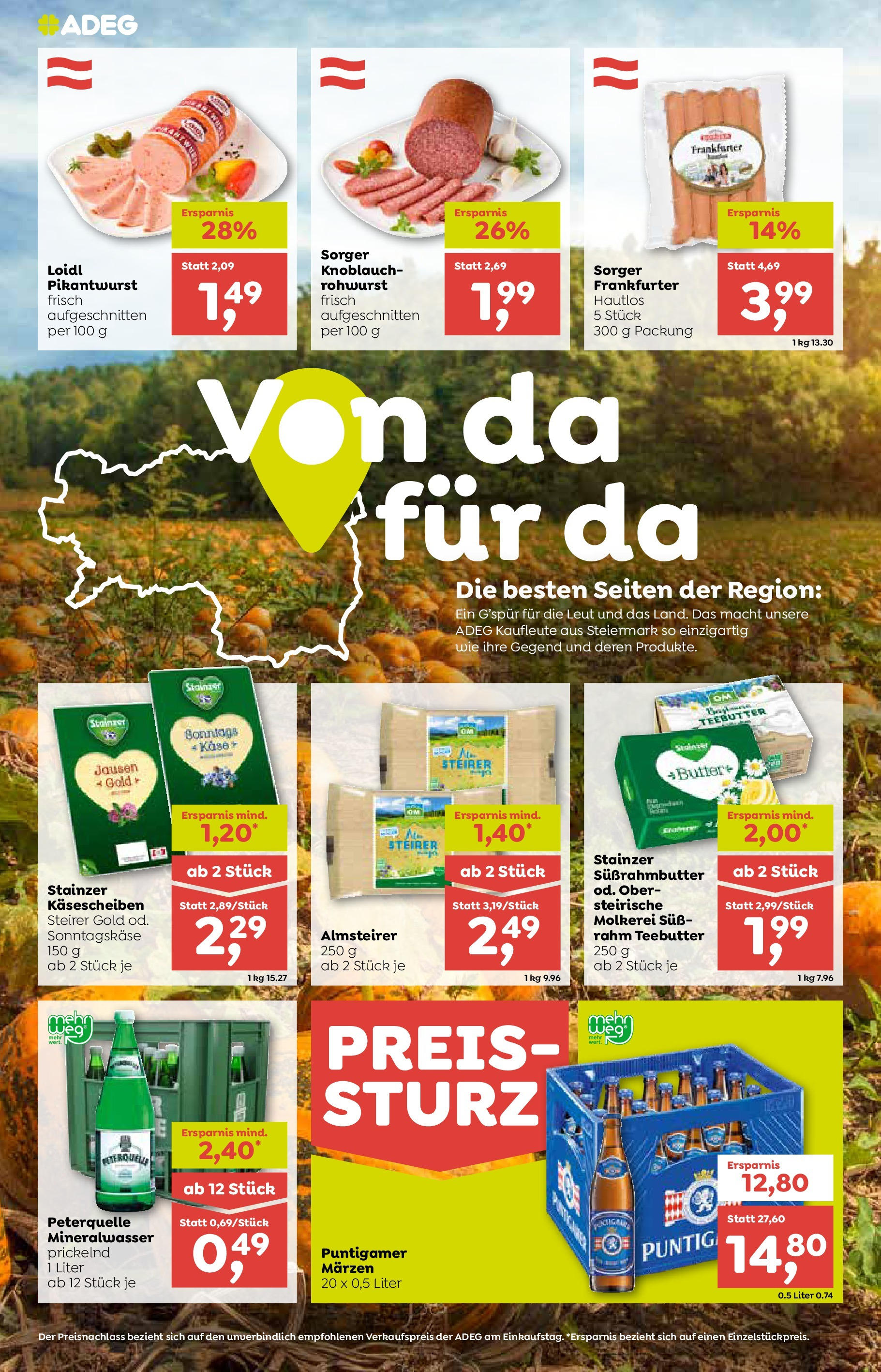 ADEG - ADEG: Angebote von 24.11.2024 - Aktuelle Angebote | Seite: 4 | Produkte: Knoblauch, Käse