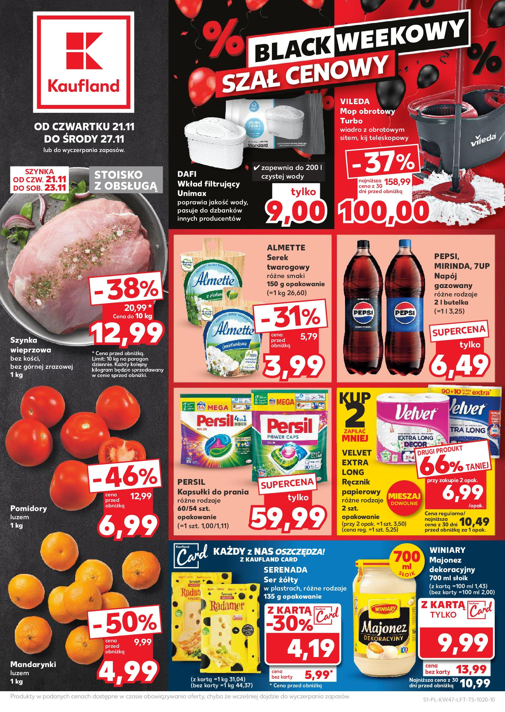 Kaufland BLACK FRIDAY > Gazetka od 21.11.2024 - Numer strony 1